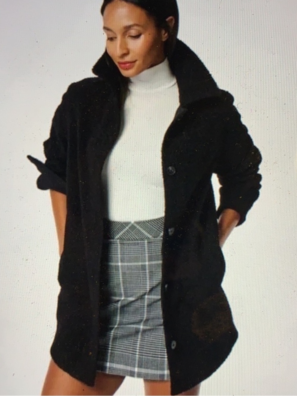 Spanx Luxe Fleece Shirt Jacket